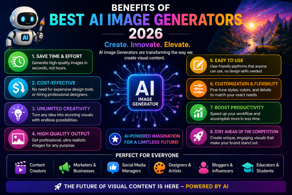 Benefits of Best AI Image Generators 2026