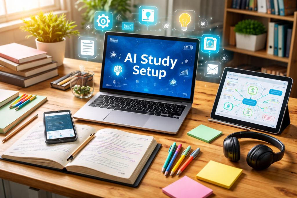 free ai tools for students India study setup