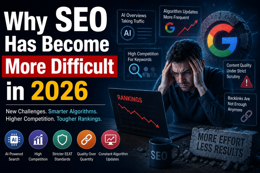 Why SEO Has Become More Difficult in 2026