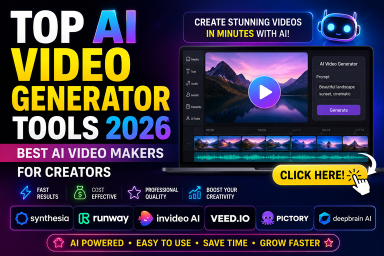 Top AI Video Generator Tools 2026