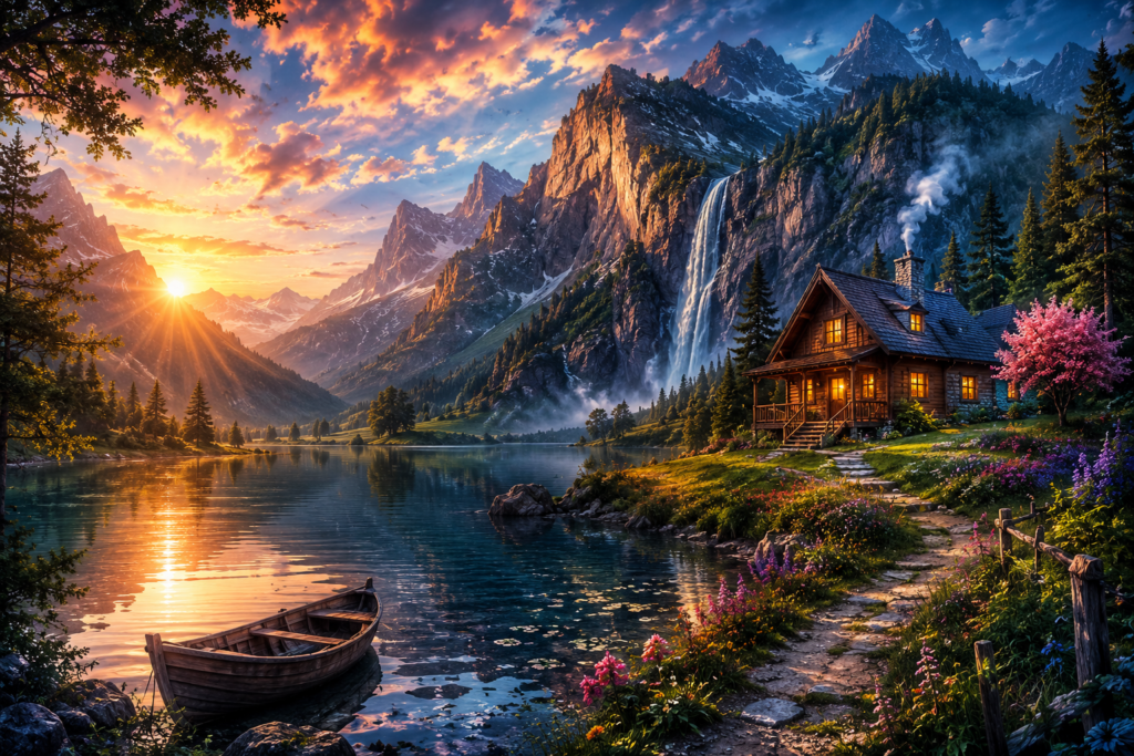 AI generated artwork example created using AI image generator tools