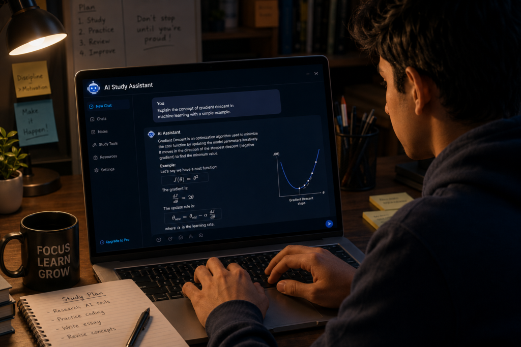 Tips for using AI tools effectively for studying