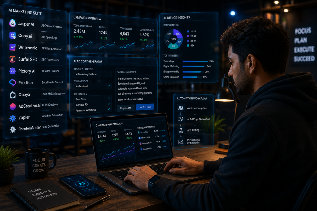 Jasper AI copywriting tool for marketing campaigns