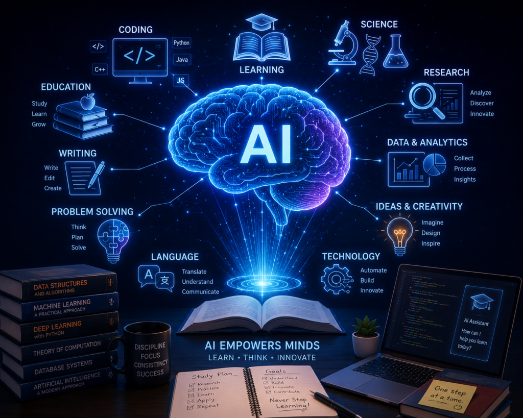 AI tools for studying and online learning
