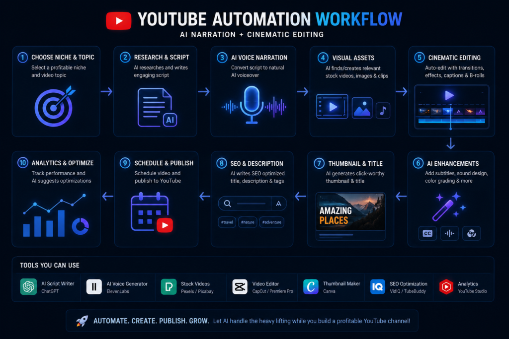 Practical use of ElevenLabs AI voice for YouTube automation