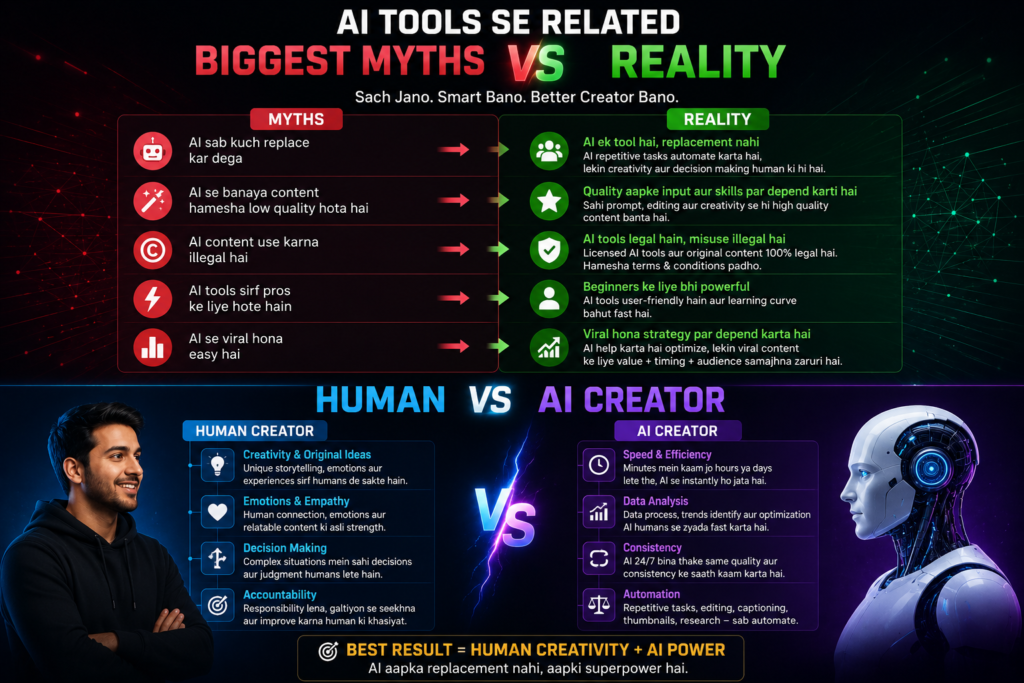 Myths and reality of AI tools for YouTubers