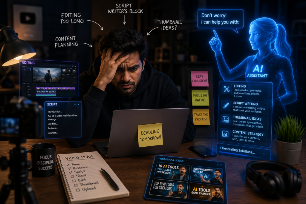 AI helping content creators save time in 2026