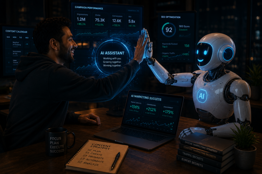 Human creativity and AI marketing working together in future