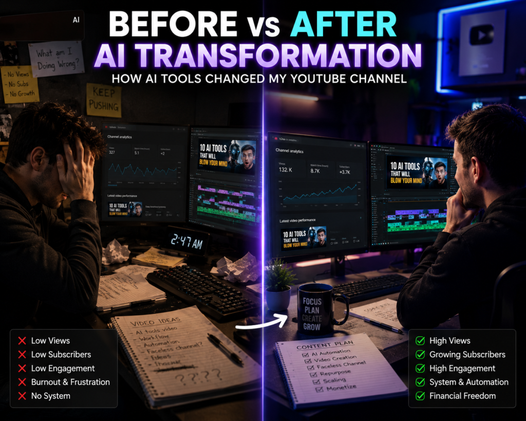 AI tools transforming YouTube content creation workflow