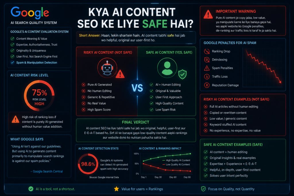“Human written content vs AI generated content”