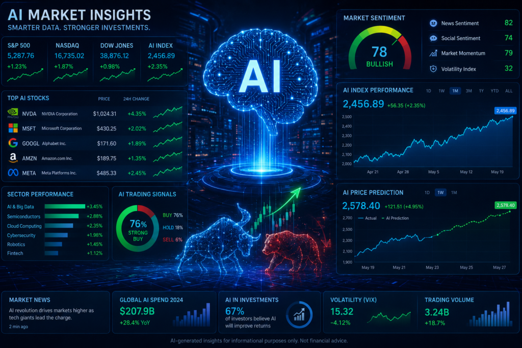 OpenAI stock concept with AI technology background